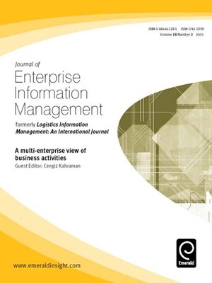 cover image of Journal of Enterprise Information Management, Volume 18, Issue 3